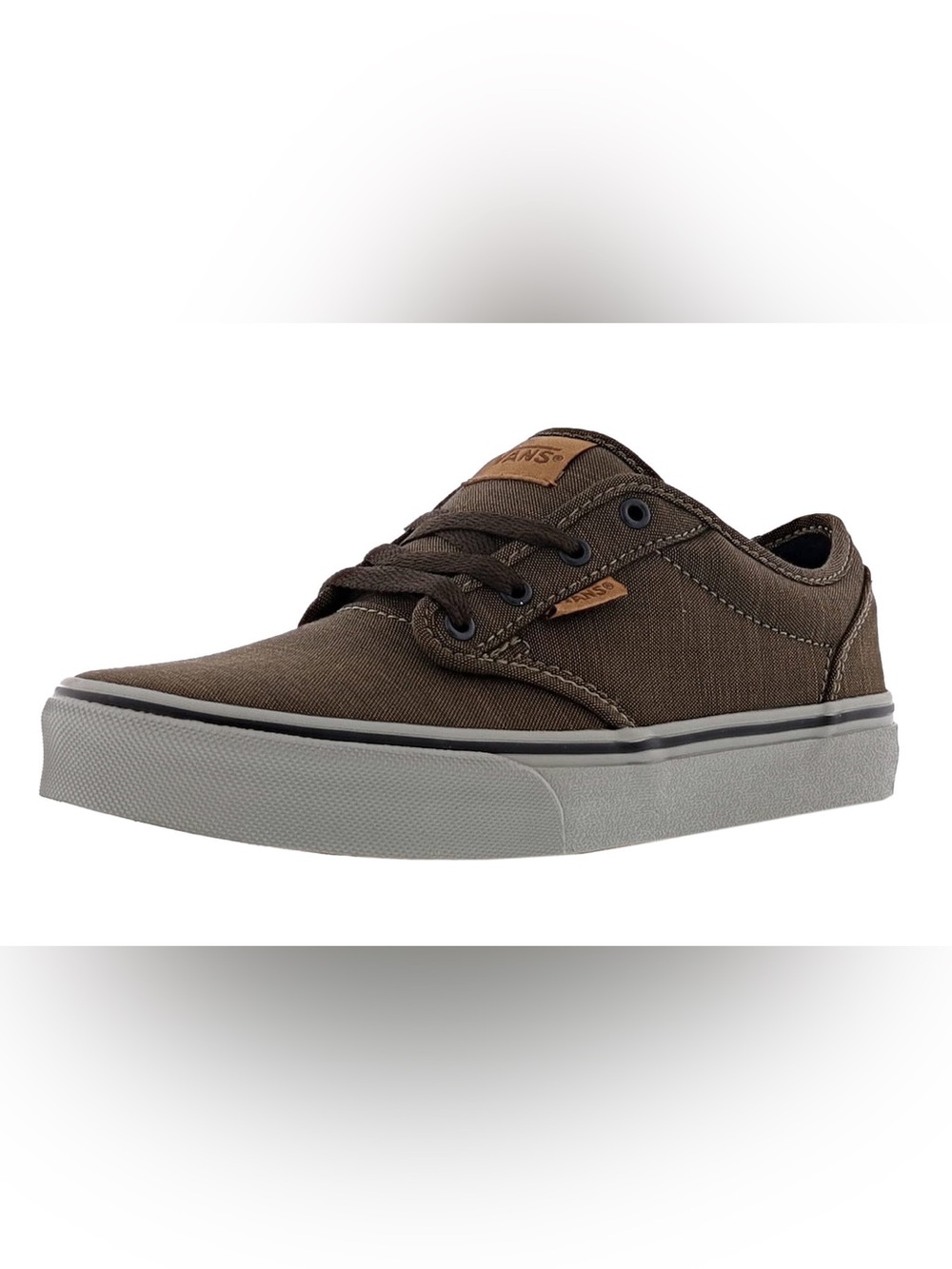 Vans Atwood DX youth boys Shoes canvas walnut brown skate classy sneakers 5.5